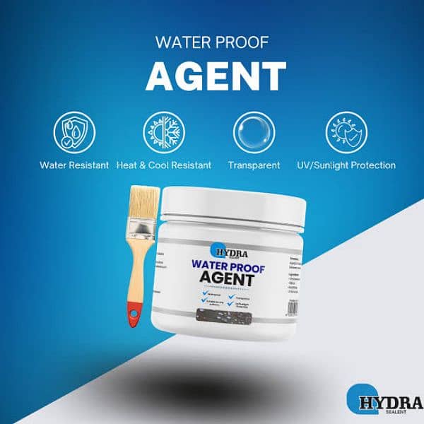 Hydra Waterproof Agent | Instant Repair Waterproof Anti-leakage Agent 500g (with Brush)